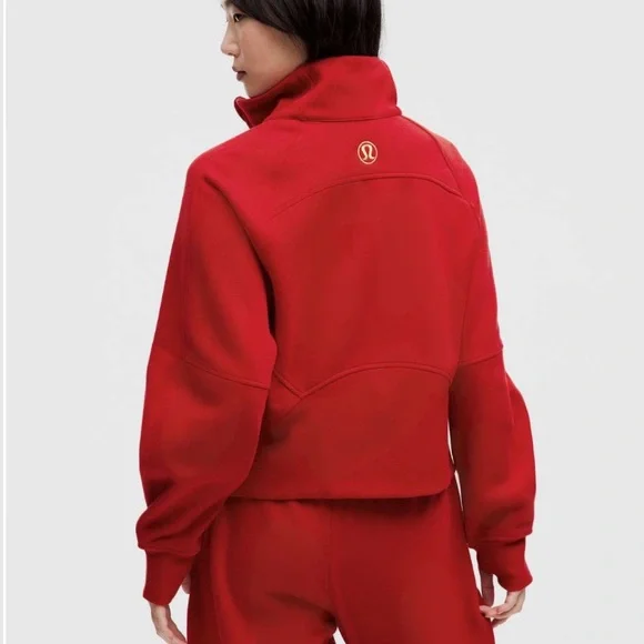 Lululemon Lunar New Year Scuba Oversized Funnel-Neck Half Zip
Dark Red - Picture 2 of 7